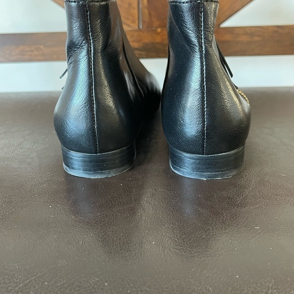 Cole Haan black leather booties in a size 6 side zipper - Picture 14 of 16